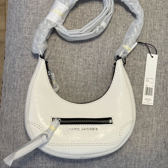 Marc Jacobs Glossy White Mini Shoulder Bag nwt - Picture 1 of 5
